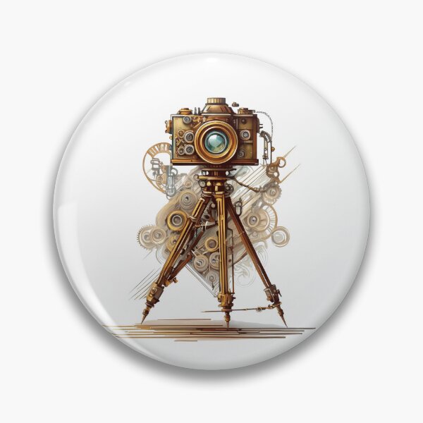 Item preview, Vintage Camera on Tripod Art Print designed and sold by drawbey.