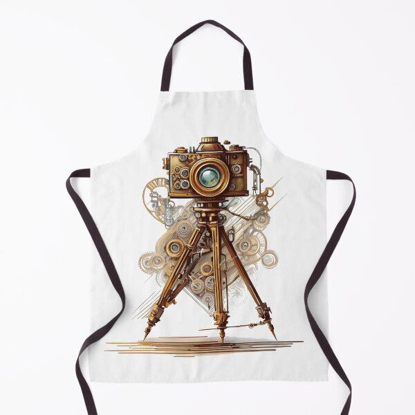 Item preview, Vintage Camera on Tripod Art Print designed and sold by drawbey.