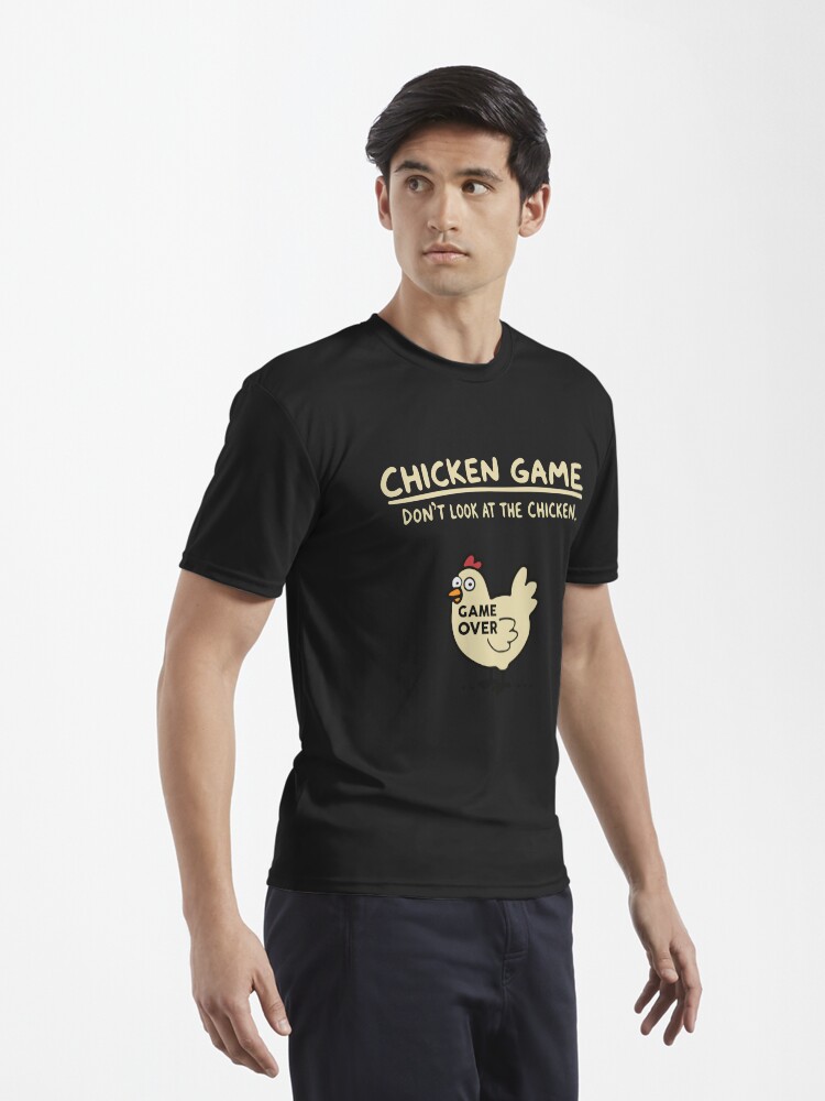 Thumbnail 3 von 7, Funktionsshirt, Hühnerspiel - Schau nicht auf das Huhn designt und verkauft von EderParker.