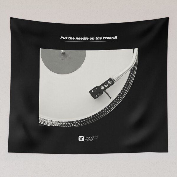 Item preview, Put the Needle on the Record" Poster – Perfect for DJs and Vinyl Record Lovers designed and sold by paulo silveira.