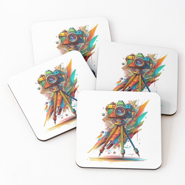 Item preview, Vintage Camera on Tripod Art Print designed and sold by drawbey.