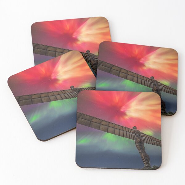 Item preview, Angel of the North with Crown Aurora Borealis Overhead designed and sold by AndyMorkot.