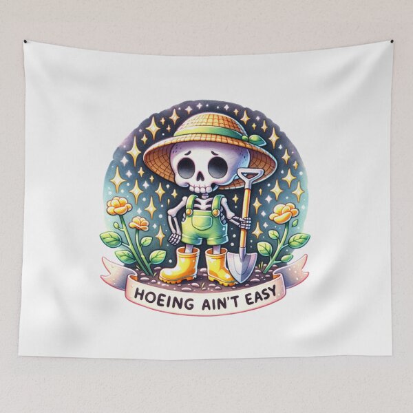 Item preview, Hoeing Ain't Easy designed and sold by Ginngers.