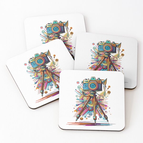 Item preview, Vintage Camera on Tripod Art Print designed and sold by drawbey.