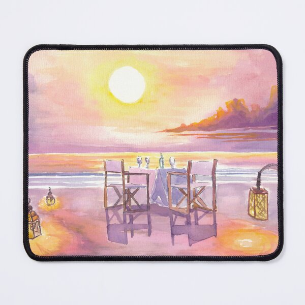 Item preview, Romantic Sunset Dinner at the Serene Beach. designed and sold by artshop77.