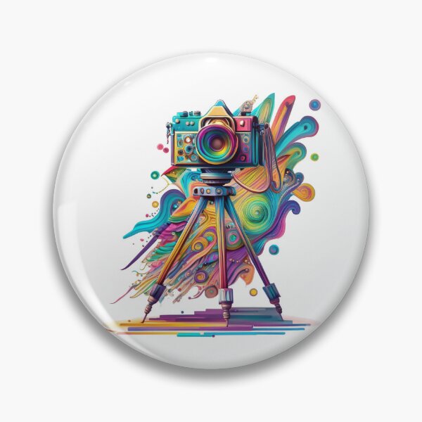 Item preview, Vintage Camera on Tripod Art Print designed and sold by drawbey.