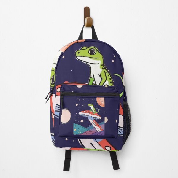 Item preview, A lizard on a mushroom in space designed and sold by quasartphil.