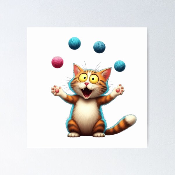 Item preview, Juggling cat designed and sold by Chiknook.