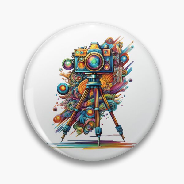 Item preview, Vintage Camera on Tripod Art Print designed and sold by drawbey.