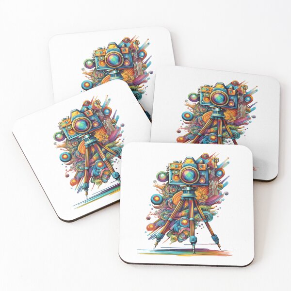 Item preview, Vintage Camera on Tripod Art Print designed and sold by drawbey.