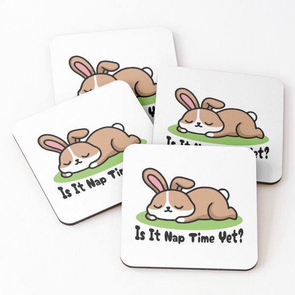Item preview, Is It Nap Time Yet? Cute Sleeping Bunny designed and sold by PMCreative.