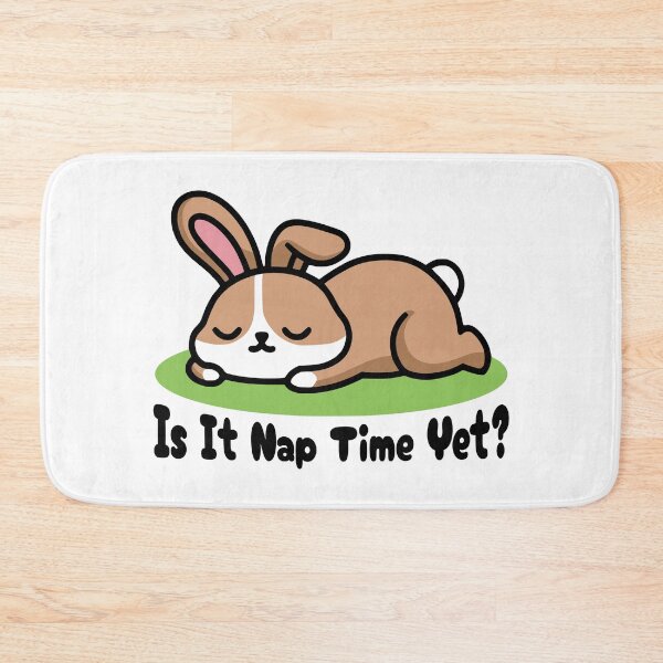 Item preview, Is It Nap Time Yet? Cute Sleeping Bunny designed and sold by PMCreative.