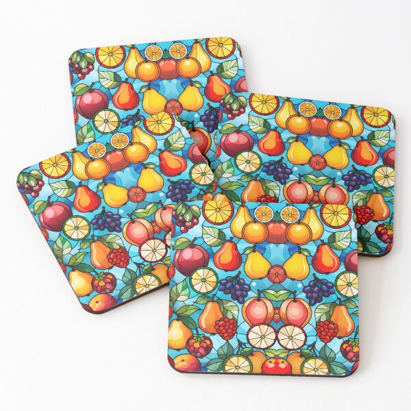Item preview, Colorful stained glass fruit medley designed and sold by NolineXpression.