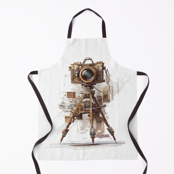 Item preview, Vintage Camera on Tripod Art Print designed and sold by drawbey.