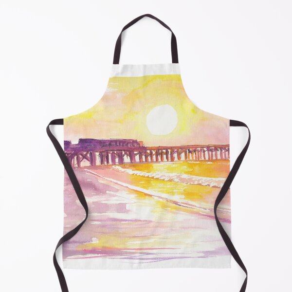 Item preview, Cocoa Beach Pier Early Morning Sun in Florida Scene designed and sold by artshop77.