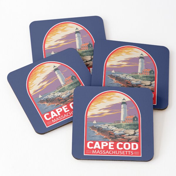 Item preview, Cape Cod Massachusetts Travel Art Emblem designed and sold by KrisSidDesigns.