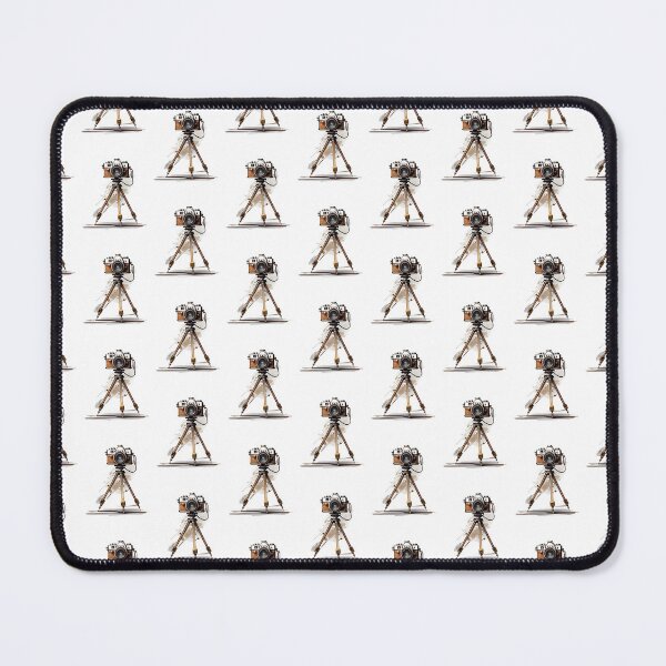 Item preview, Vintage Camera on Tripod Art Print designed and sold by drawbey.
