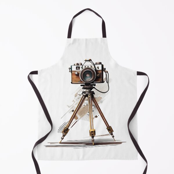 Item preview, Vintage Camera on Tripod Art Print designed and sold by drawbey.
