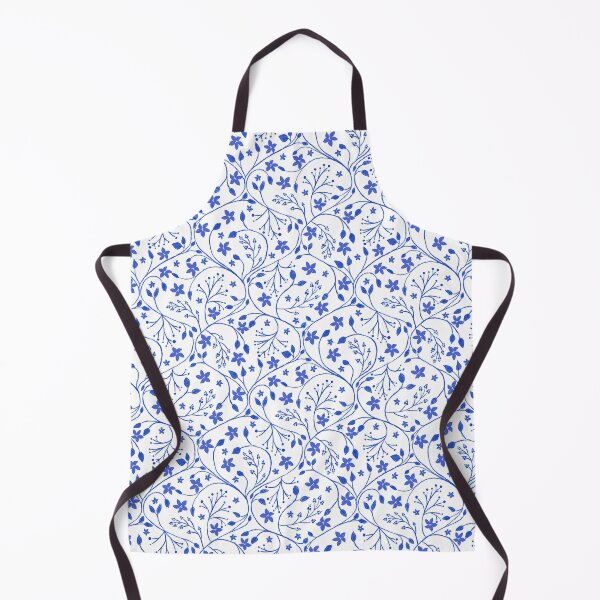 Item preview, Trellis in Blue on White designed and sold by KoukaDesigns by Ali Sale.
