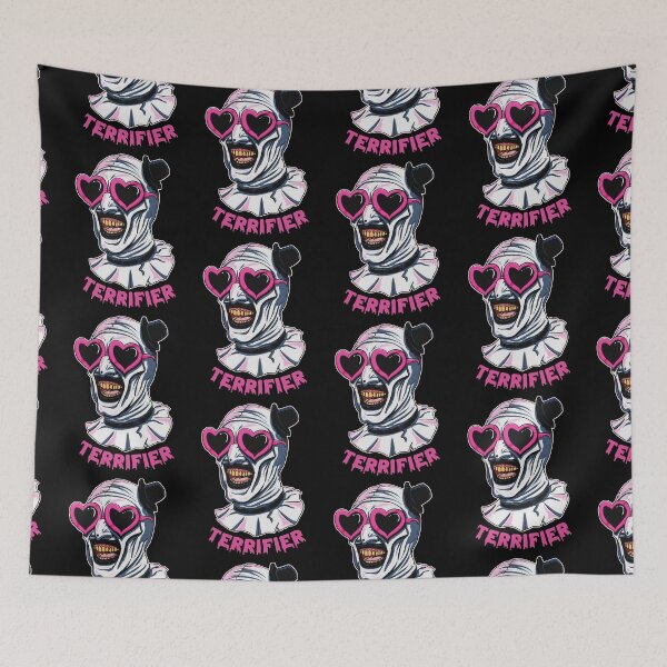 Item preview, Terrifier Art The Clown Heart Glasses designed and sold by MarkGreenawalt.