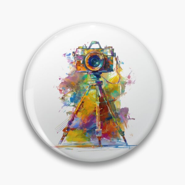 Item preview, Vintage Camera on Tripod Art Print designed and sold by drawbey.