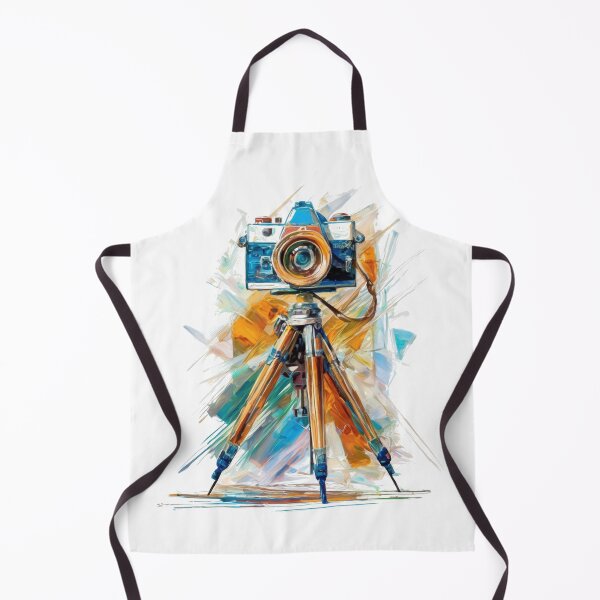 Item preview, Vintage Camera on Tripod Art Print designed and sold by drawbey.