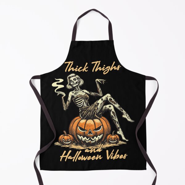 Item preview, Thick Thighs And Halloween Vibes Fun designed and sold by LuminOrb.