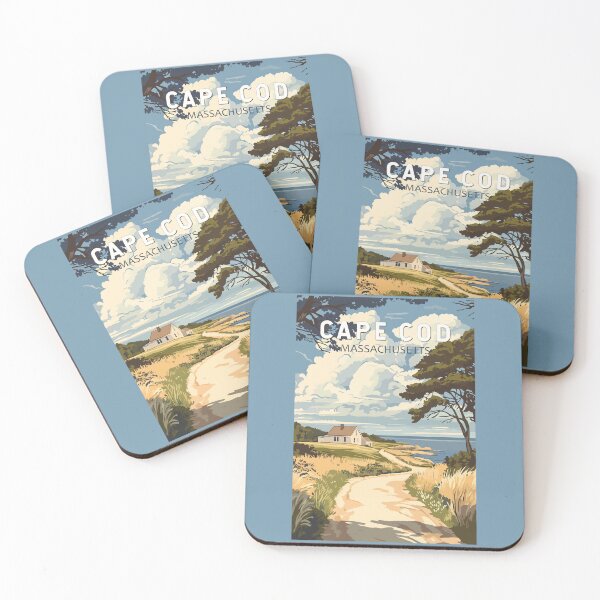 Item preview, Arte de viaje vintage de Cape Cod, Massachusetts designed and sold by KrisSidDesigns.