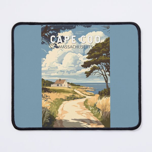 Item preview, Cape Cod Massachusetts Travel Art Vintage designed and sold by KrisSidDesigns.