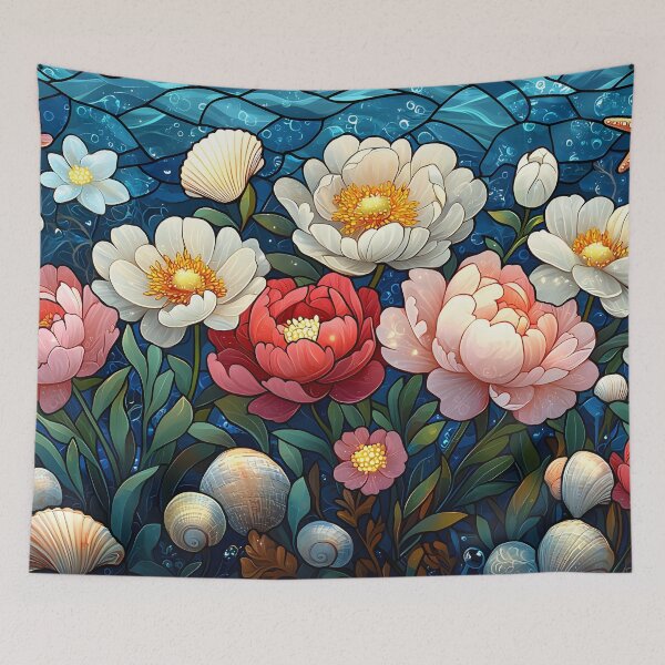 Item preview, Stained Glass of Underwater Garden designed and sold by Cozirlax.
