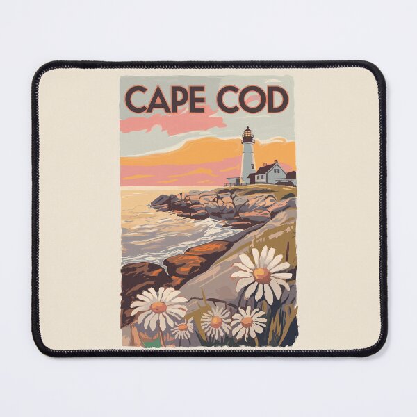 Item preview, Cape Cod Massachusetts Painterly Travel Art Vintage designed and sold by KrisSidDesigns.
