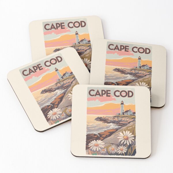 Item preview, Arte pictórico de viajes de época en Cape Cod, Massachusetts designed and sold by KrisSidDesigns.