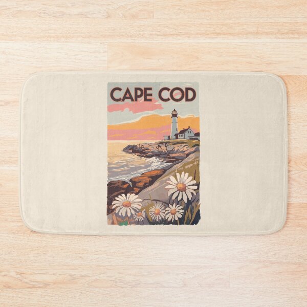 Item preview, Cape Cod Massachusetts Painterly Travel Art Vintage designed and sold by KrisSidDesigns.