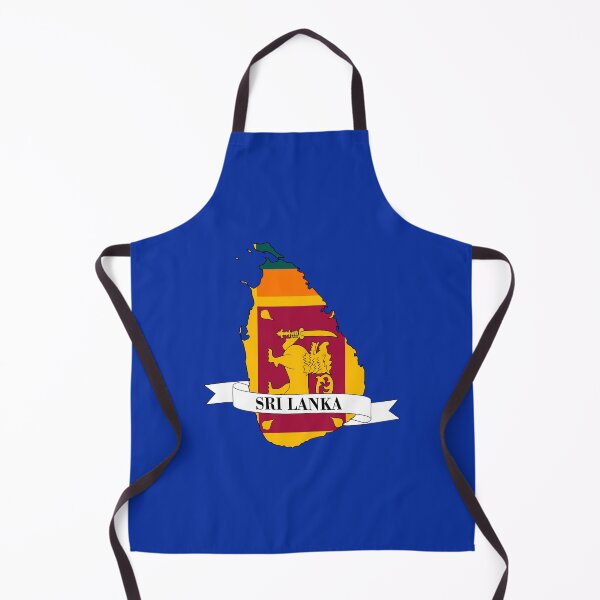 Item preview, Sri Lanka flag map designed and sold by visual adventures.