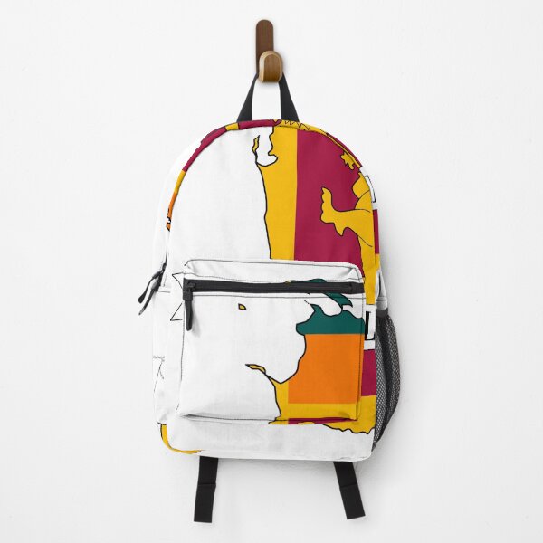 Item preview, Sri Lanka flag map designed and sold by visual adventures.