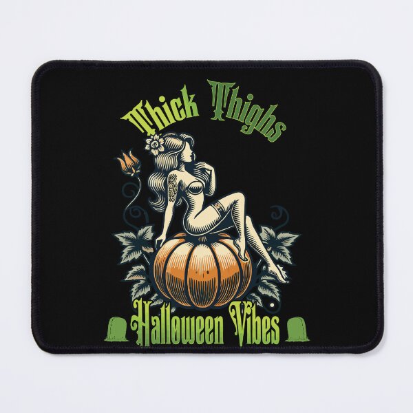 Item preview, Thick Thighs Halloween Vibes Fun designed and sold by LuminOrb.