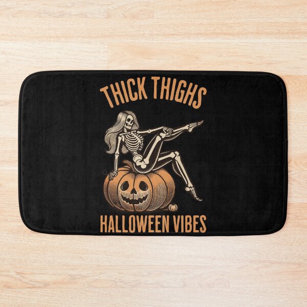 Item preview, Thick Thighs Spooky Halloween Vibes Fun designed and sold by LuminOrb.