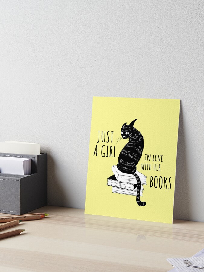 I LOVE BOOKS - Book Lovers Gifts - Posters and Art Prints