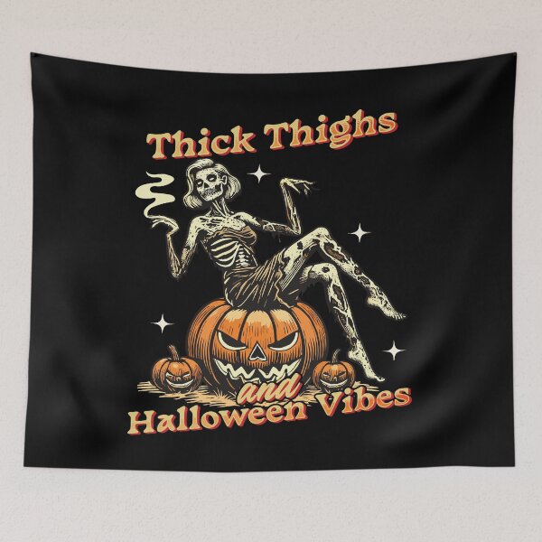 Item preview, Thick Thighs And Halloween Vibes Fun Halloween designed and sold by LuminOrb.
