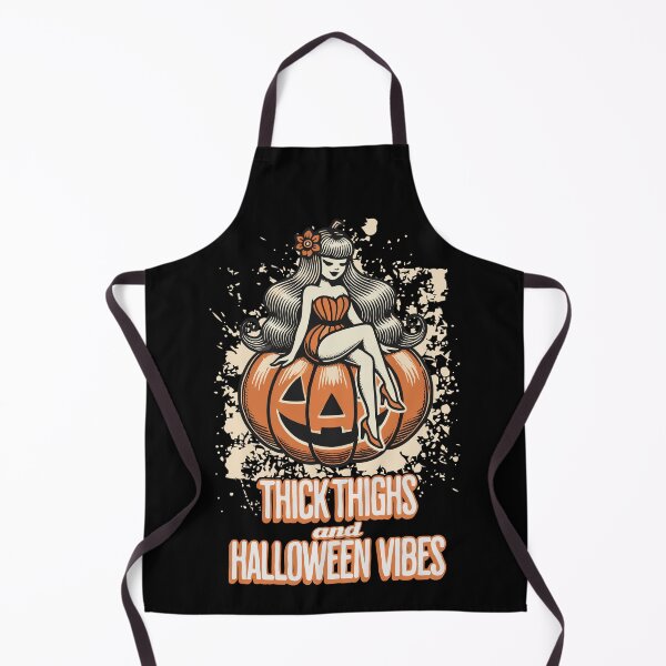 Item preview, Thick Thighs and Halloween Vibes Fun designed and sold by LuminOrb.