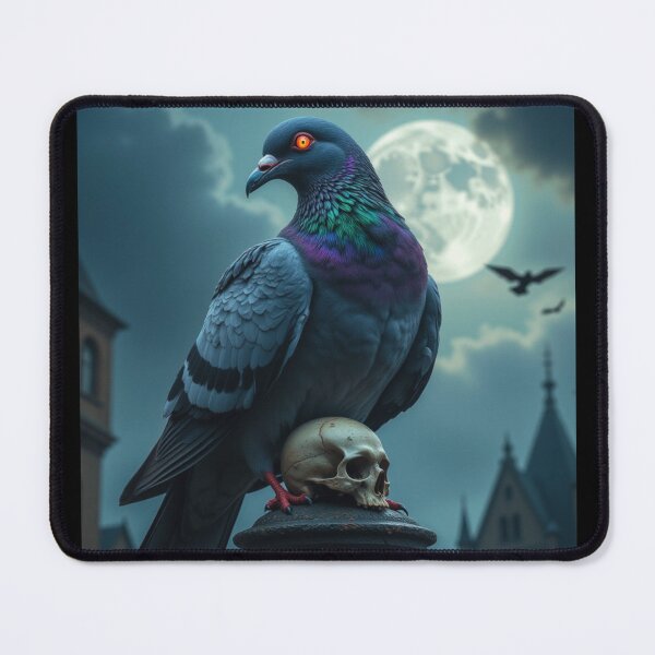 Item preview, Creepy Pigeon With Skull designed and sold by JustCrazyPigeon.