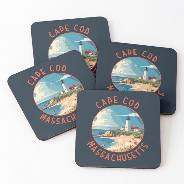 Item preview, Círculo desgastado retro de Cape Cod, Massachusetts designed and sold by KrisSidDesigns.