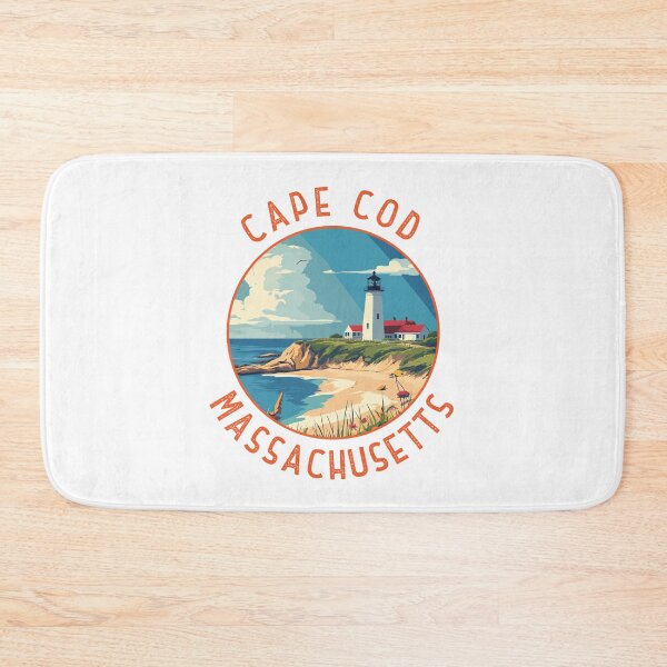Item preview, Cape Cod Massachusetts Retro Distressed Circle designed and sold by KrisSidDesigns.
