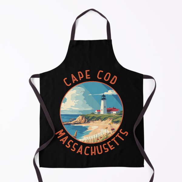 Item preview, Cape Cod Massachusetts Retro Distressed Circle designed and sold by KrisSidDesigns.