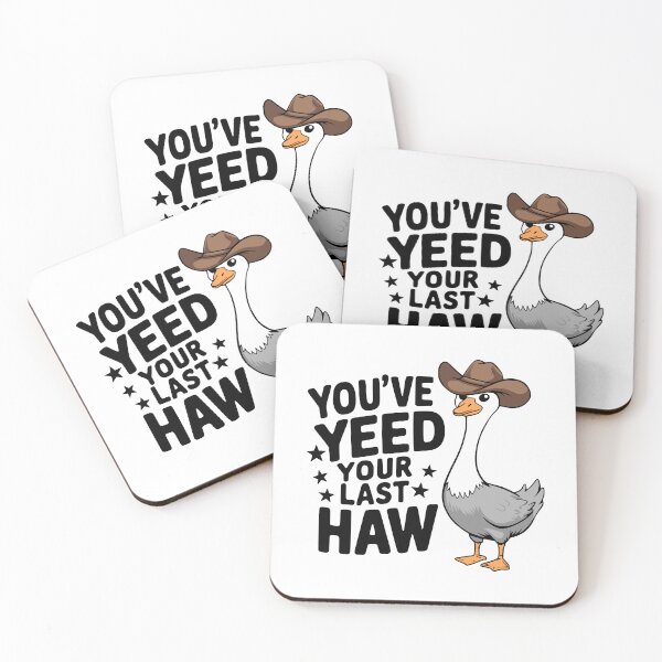 Item preview, You've Yeed Your Last Haw! Cute Cowboy Goose designed and sold by PMCreative.
