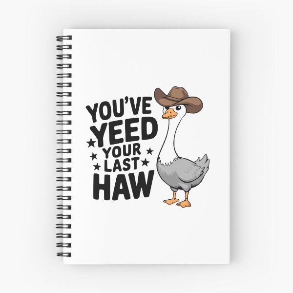 Item preview, You've Yeed Your Last Haw! Cute Cowboy Goose designed and sold by PMCreative.