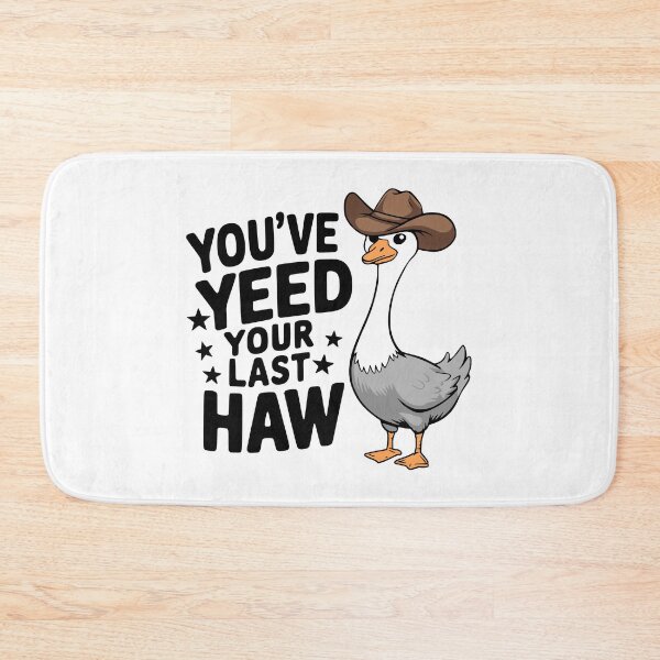Item preview, You've Yeed Your Last Haw! Cute Cowboy Goose designed and sold by PMCreative.