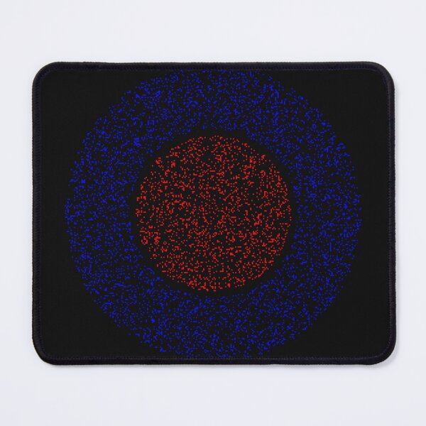 Item preview, Chromostereopsis Circles Bue Red designed and sold by Zografiki.