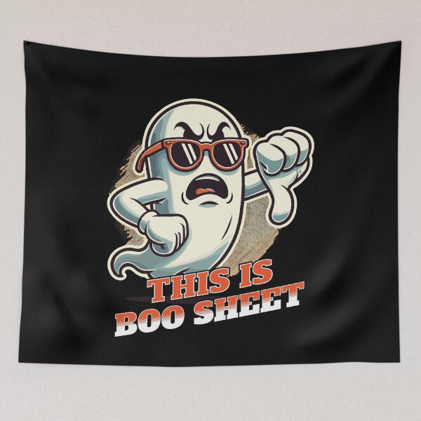 Item preview, Funny Halloween This Is Boo Sheet Ghost designed and sold by LuminOrb.
