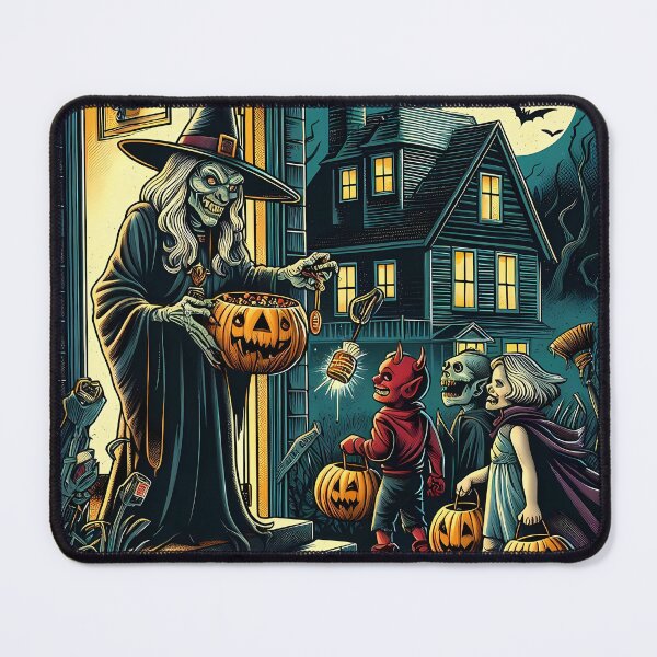 Item preview, Vintage Halloween Trick or Treat Night - Spooky Retro Art designed and sold by HeeShirt.
